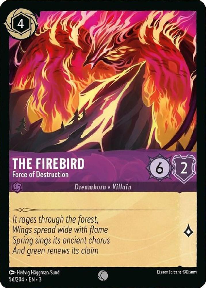  The Firebird - Force of Destruction (56/204) [Into the Inklands] - Trading Card World