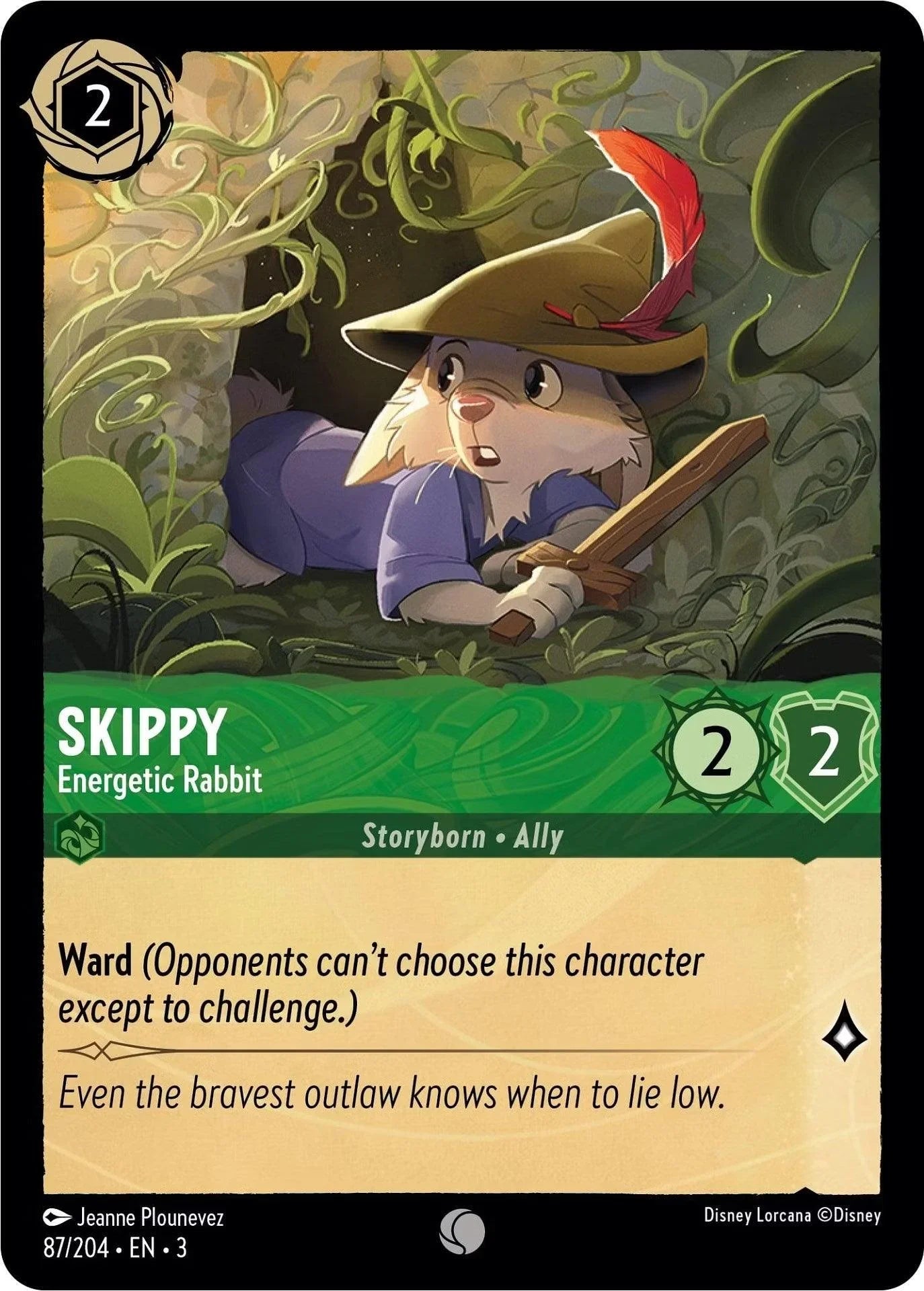  Skippy - Energetic Rabbit (87/204) [Into the Inklands] - Trading Card World