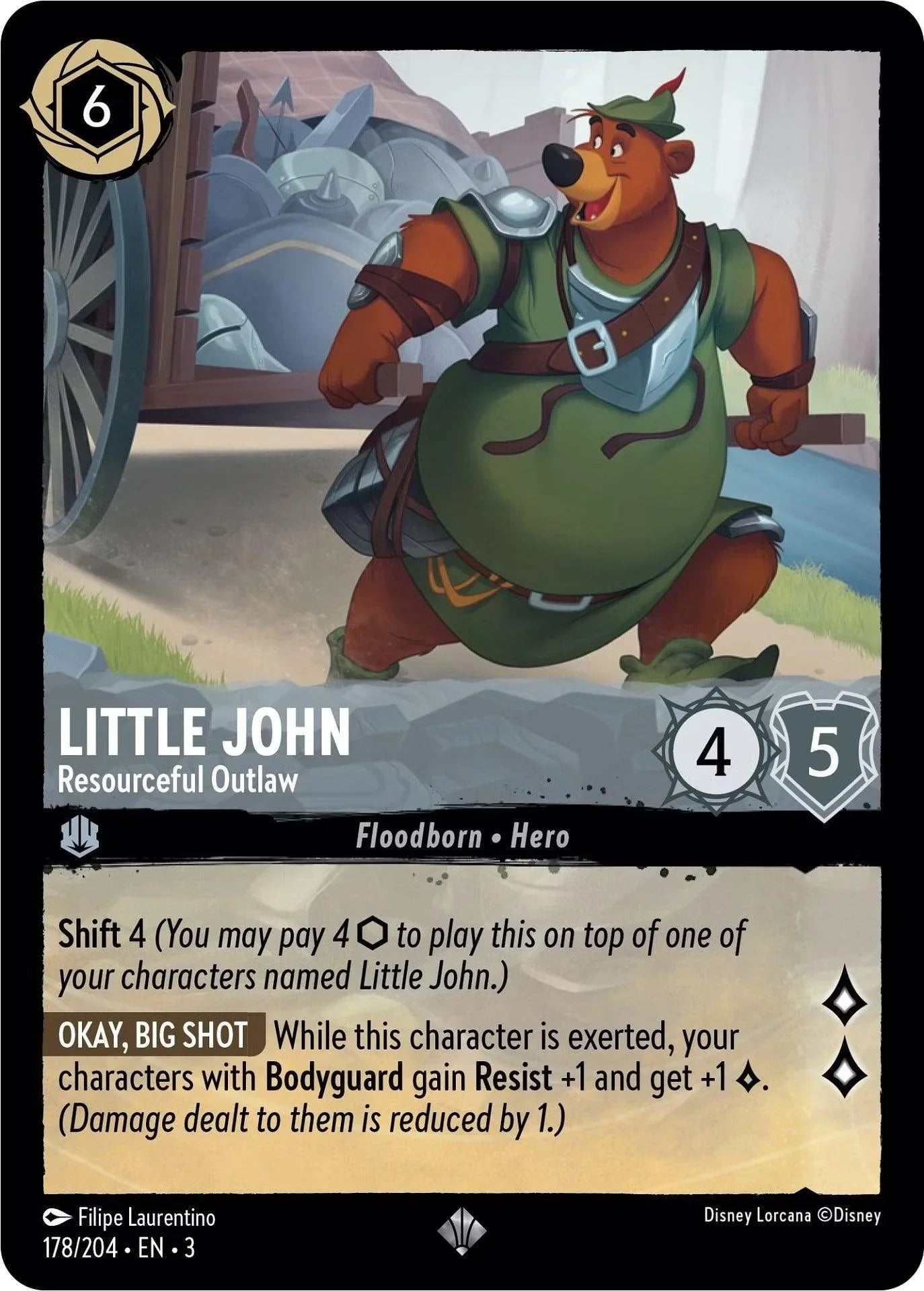  Little John - Resourceful Outlaw (178/204) [Into the Inklands] - Trading Card World