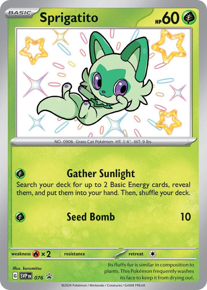 Scarlet & Violet: Black Star Promos Sprigatito (076) [Scarlet & Violet: Black Star Promos] - Trading Card World
