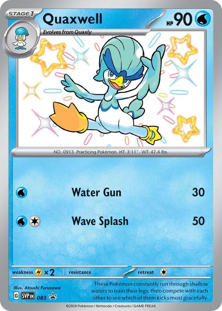 Lightning[x2], Scarlet & Violet: Black Star Promos Quaxwell (083) [Scarlet & Violet: Black Star Promos] - Trading Card World