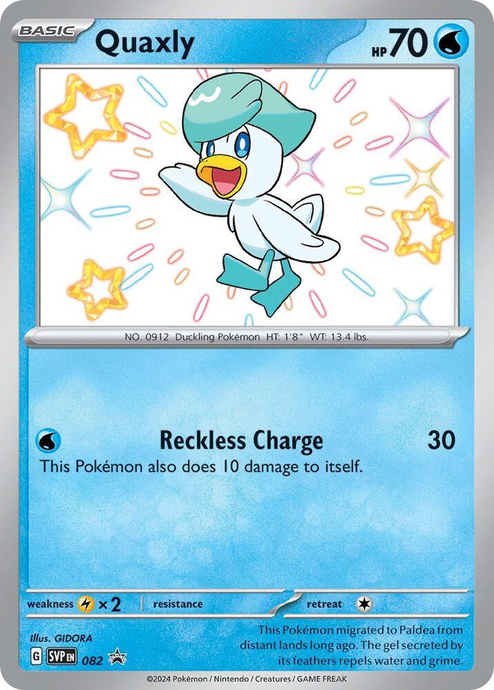 Scarlet & Violet: Black Star Promos Quaxly (082) [Scarlet & Violet: Black Star Promos] - Trading Card World