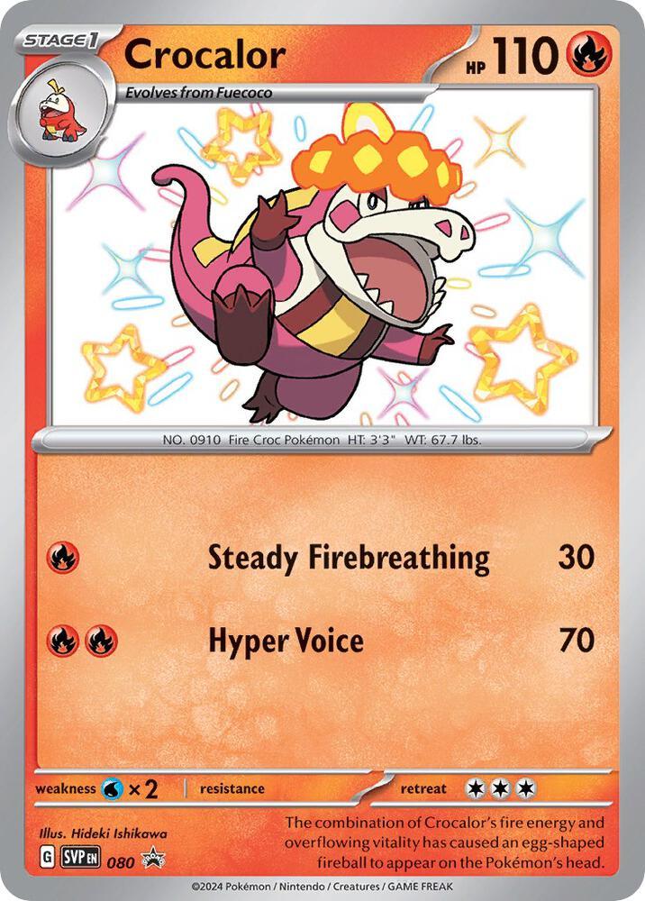 Scarlet & Violet: Black Star Promos Crocalor (080) [Scarlet & Violet: Black Star Promos] - Trading Card World
