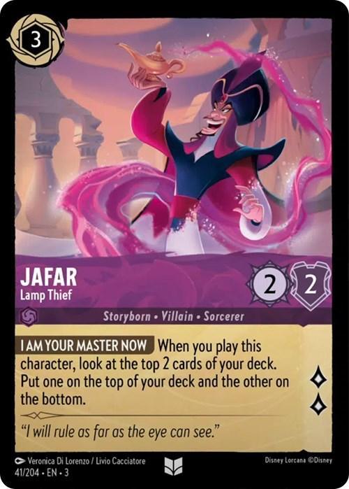  Jafar - Lamp Thief (41/204) [Into the Inklands] - Trading Card World