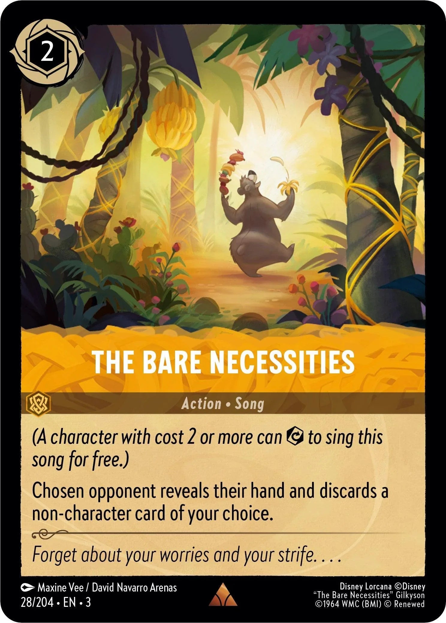 The Bare Necessities (28/204) [Into the Inklands] - Trading Card World