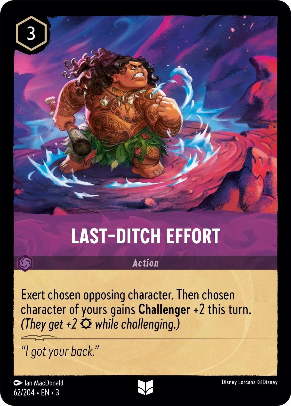  Last-Ditch Effort (62/204) [Into the Inklands] - Trading Card World