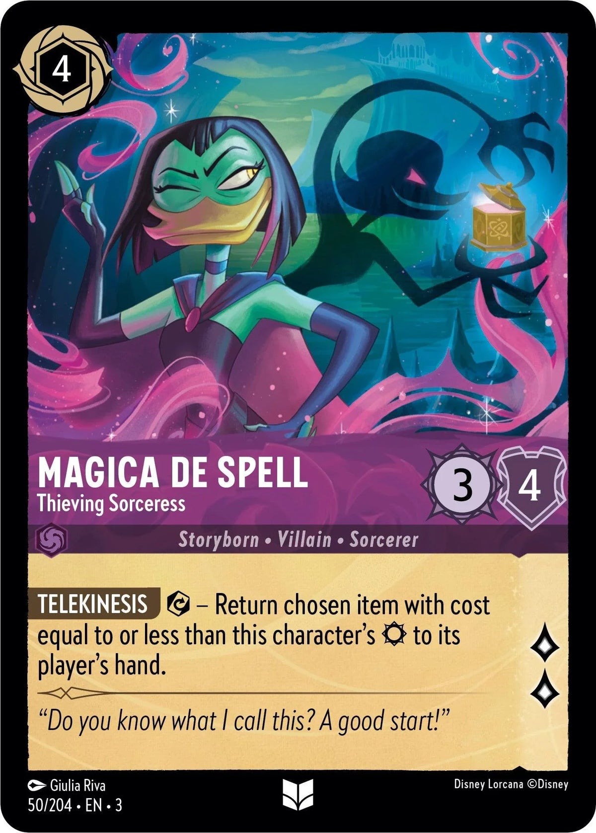  Magica De Spell - Thieving Sorceress (50/204) [Into the Inklands] - Trading Card World