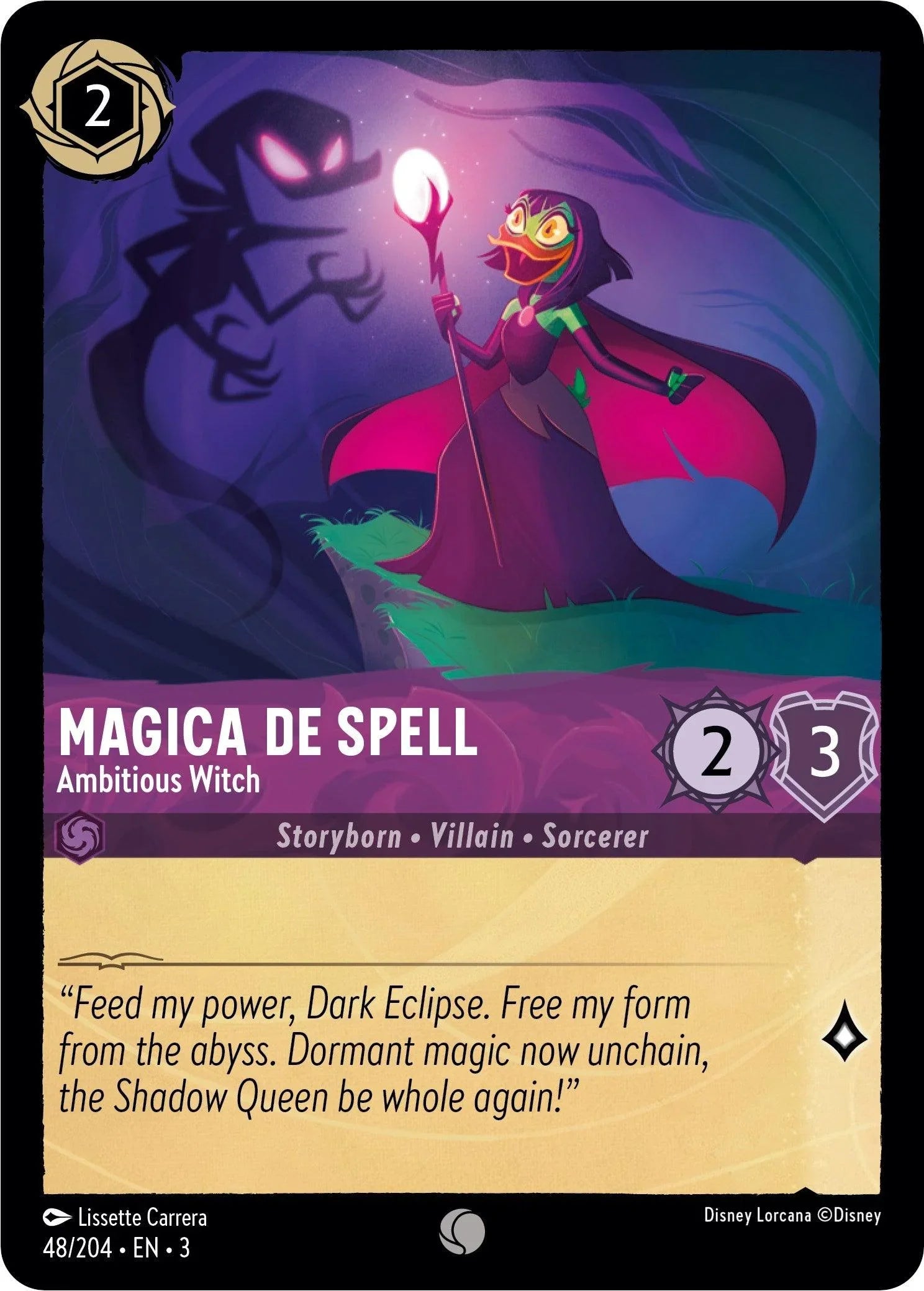 Magica De Spell - Ambitious Witch (48/204) [Into the Inklands] - Trading Card World