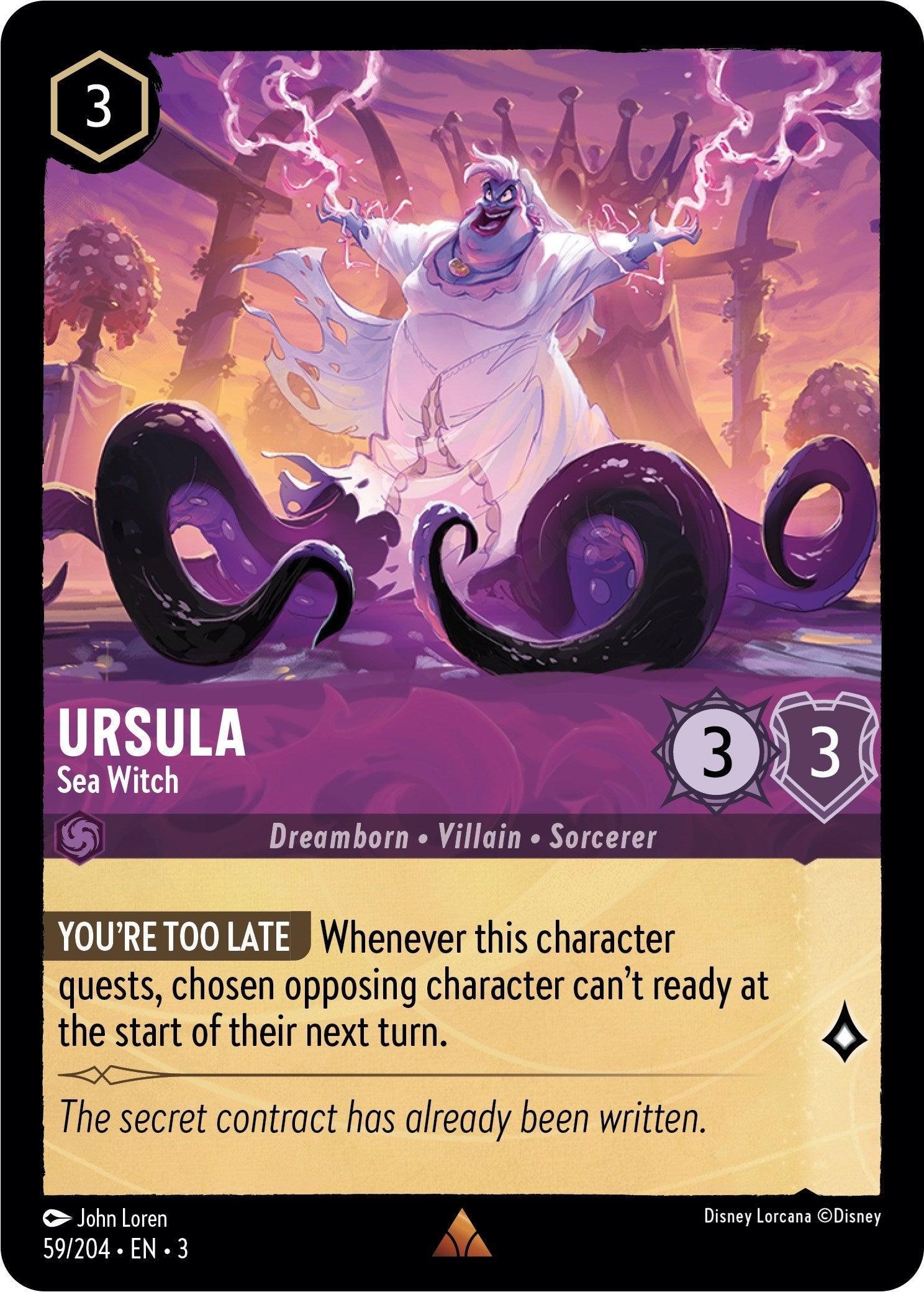  Ursula - Sea Witch (59/204) [Into the Inklands] - Trading Card World