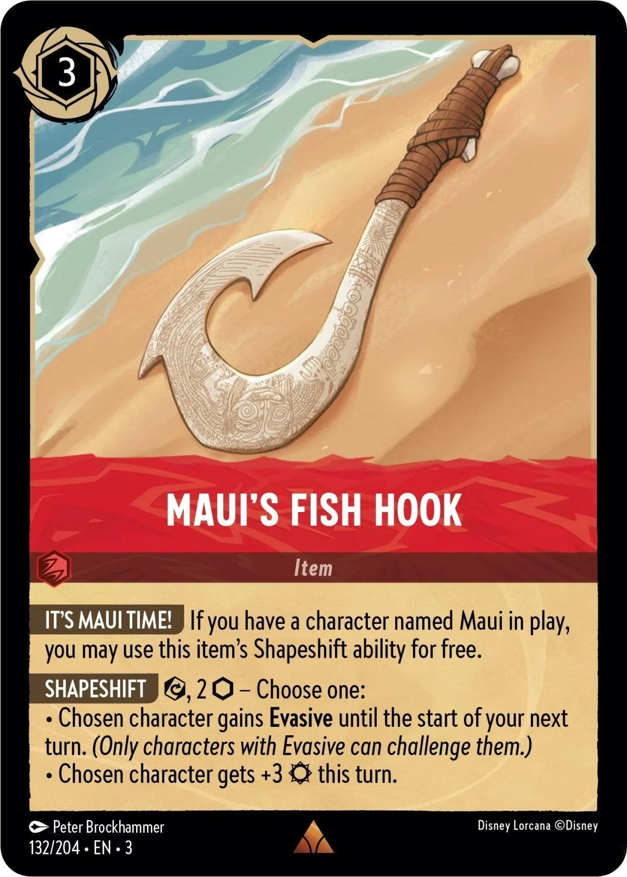  Maui's Fish Hook (132/204) [Into the Inklands] - Trading Card World