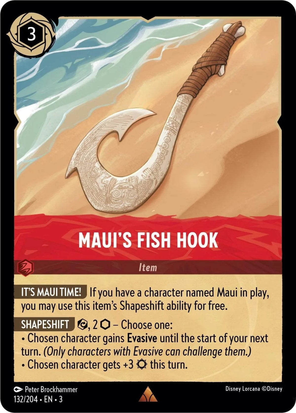  Maui's Fish Hook (132/204) [Into the Inklands] - Trading Card World