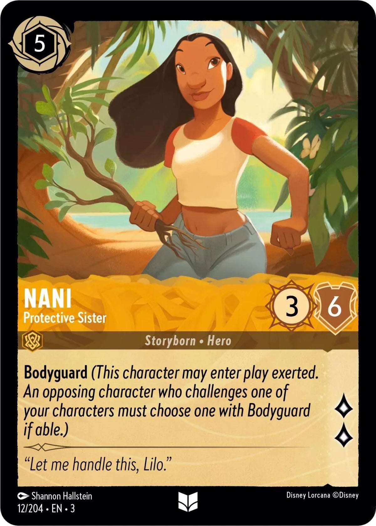  Nani - Protective Sister (12/204) [Into the Inklands] - Trading Card World