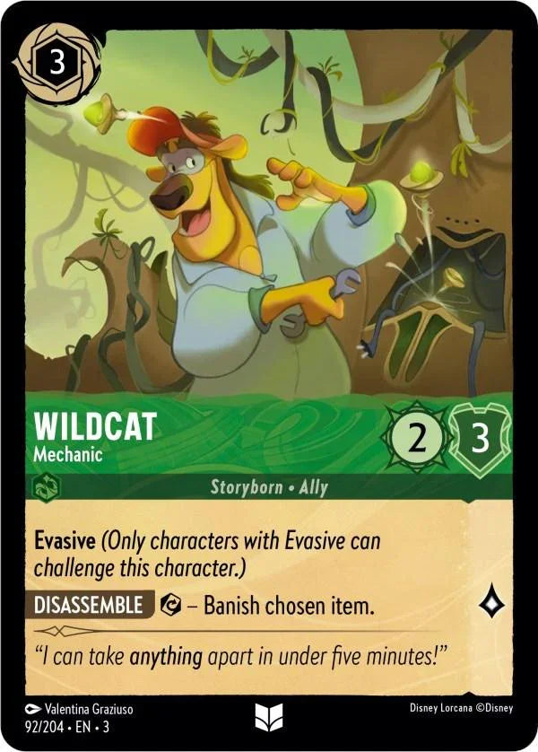  Wildcat - Mechanic (92/204) [Into the Inklands] - Trading Card World