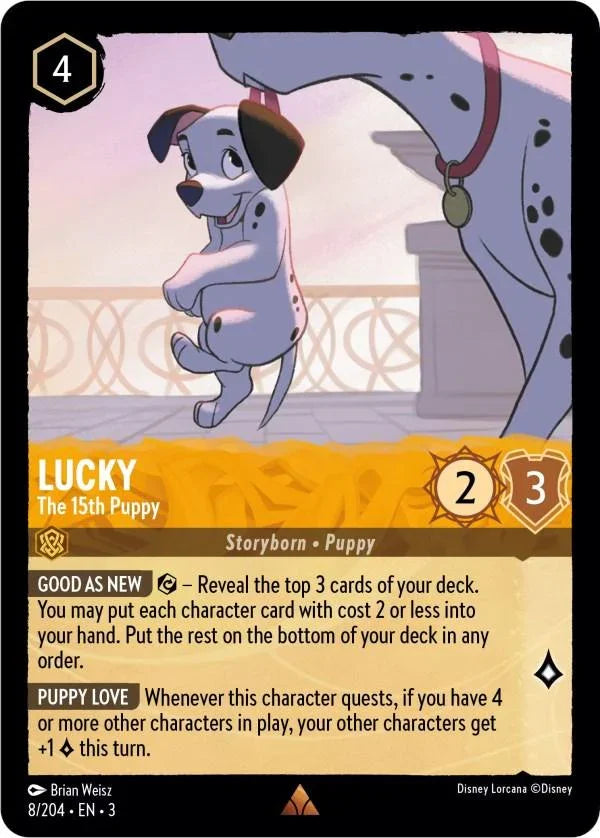  Lucky - The 15th Puppy (8/204) [Into the Inklands] - Trading Card World