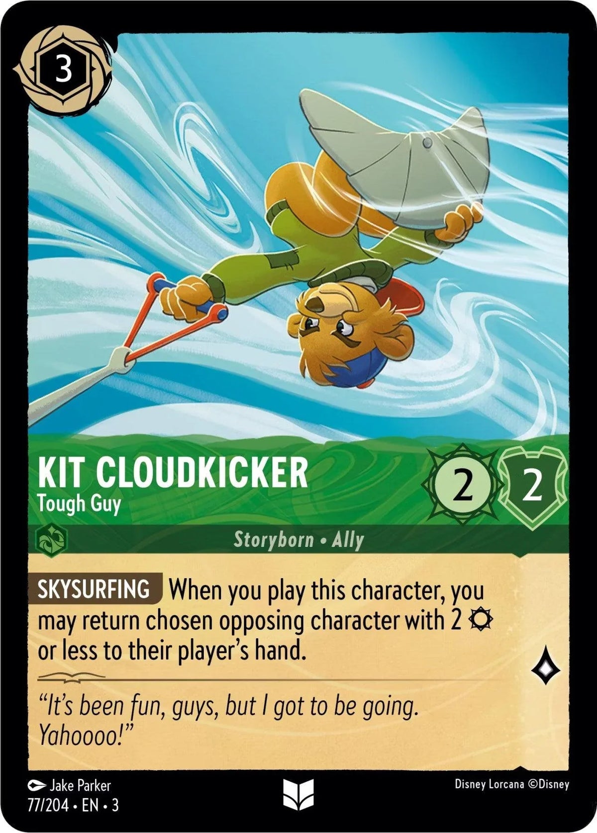  Kit Cloudkicker - Tough Guy (77/204) [Into the Inklands] - Trading Card World