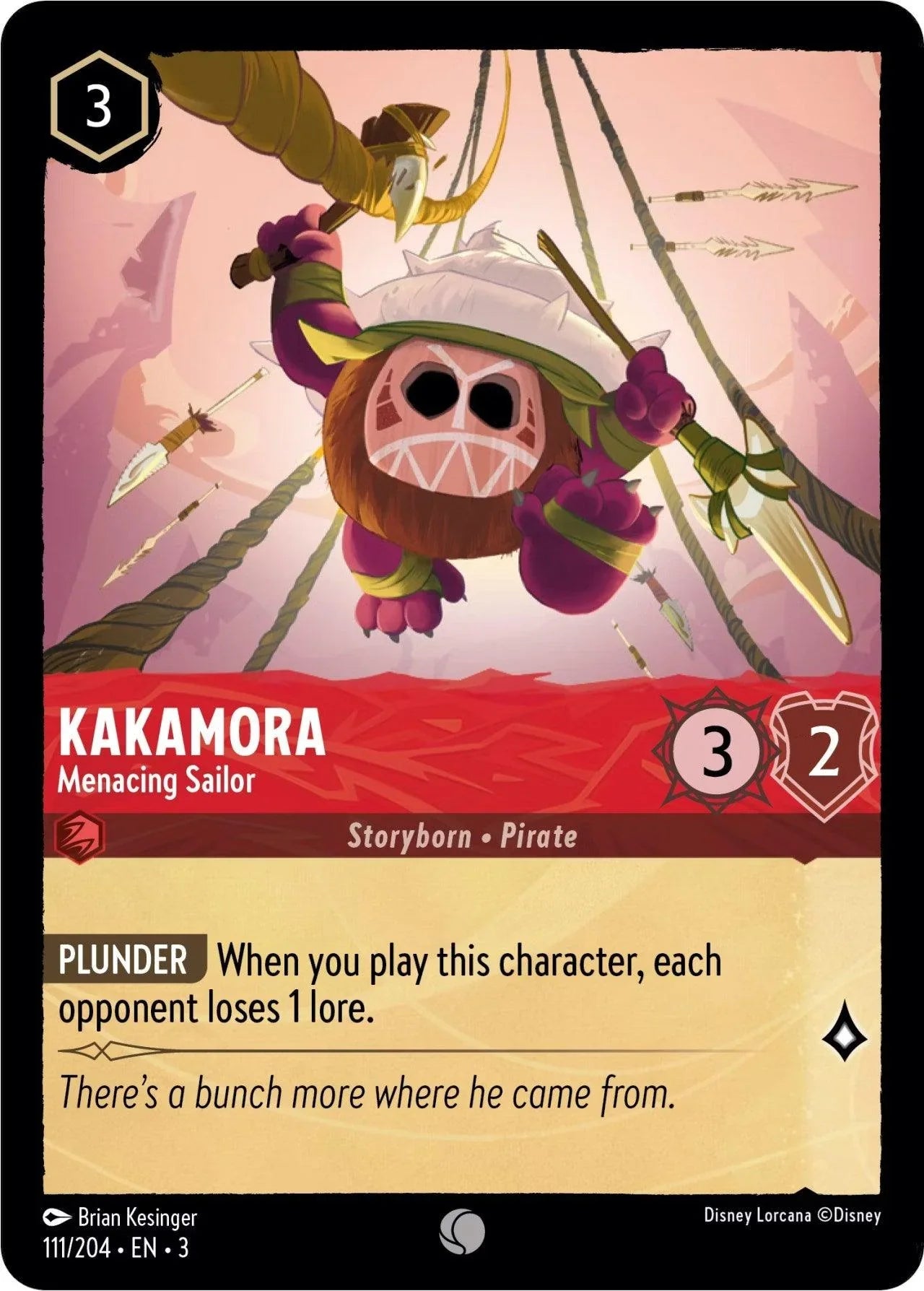  Kakamora - Menacing Sailor (111/204) [Into the Inklands] - Trading Card World