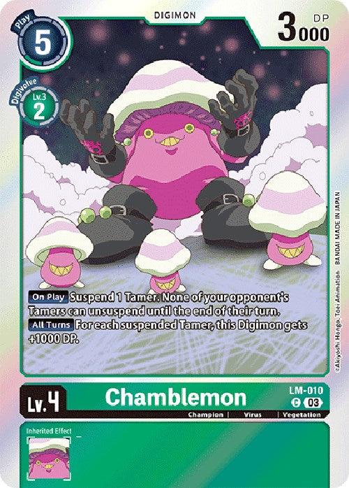 Champion, Common, Digimon, Exceed Apocalypse, Green, LM-010, Vegetation, Virus Chamblemon [LM-010] (English Exclusive) [Exceed Apocalypse] - Trading Card World