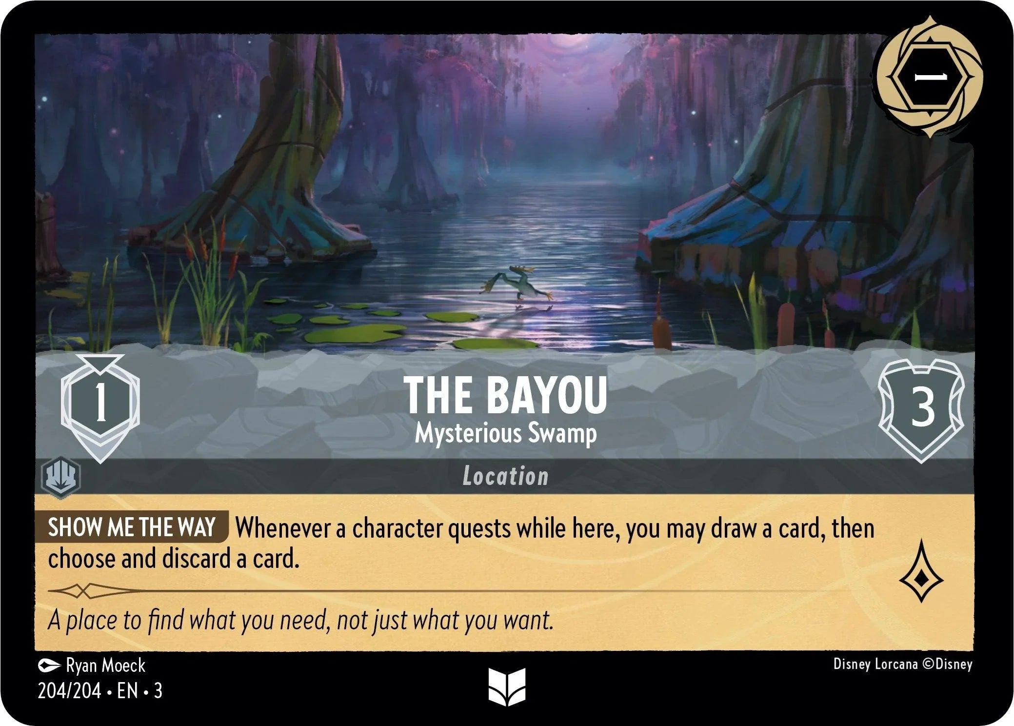  The Bayou - Mysterious Swamp (204/204) [Into the Inklands] - Trading Card World