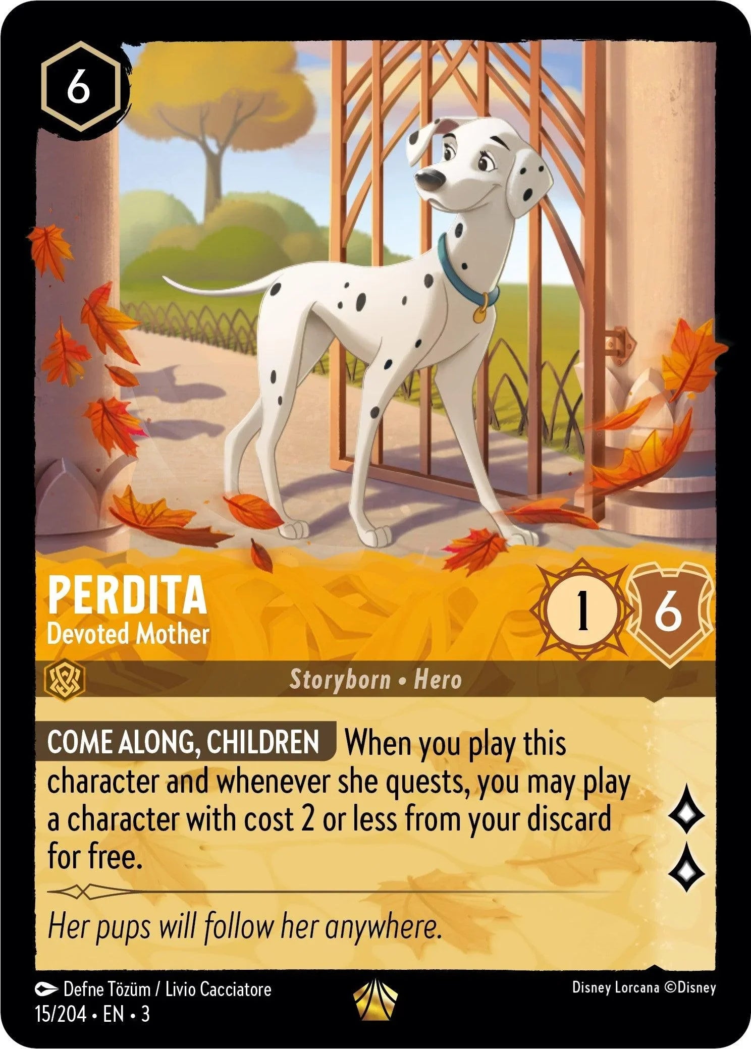  Perdita - Devoted Mother (15/204) [Into the Inklands] - Trading Card World