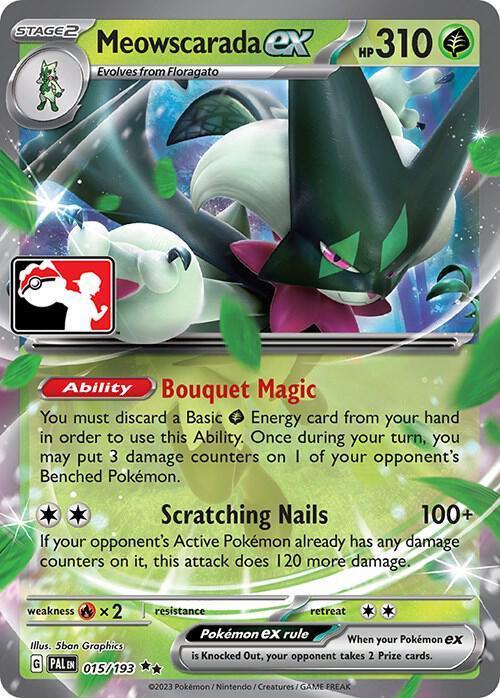 Prize Pack Series Four Meowscarada ex (015/193) [Prize Pack Series Four] - Trading Card World
