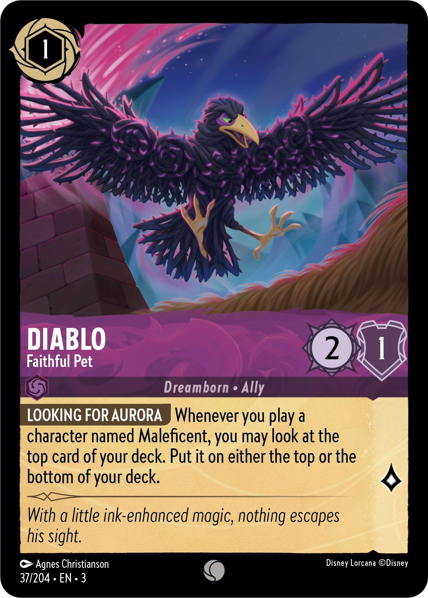 Diablo - Faithful Pet (37/204) [Into the Inklands] - Trading Card World