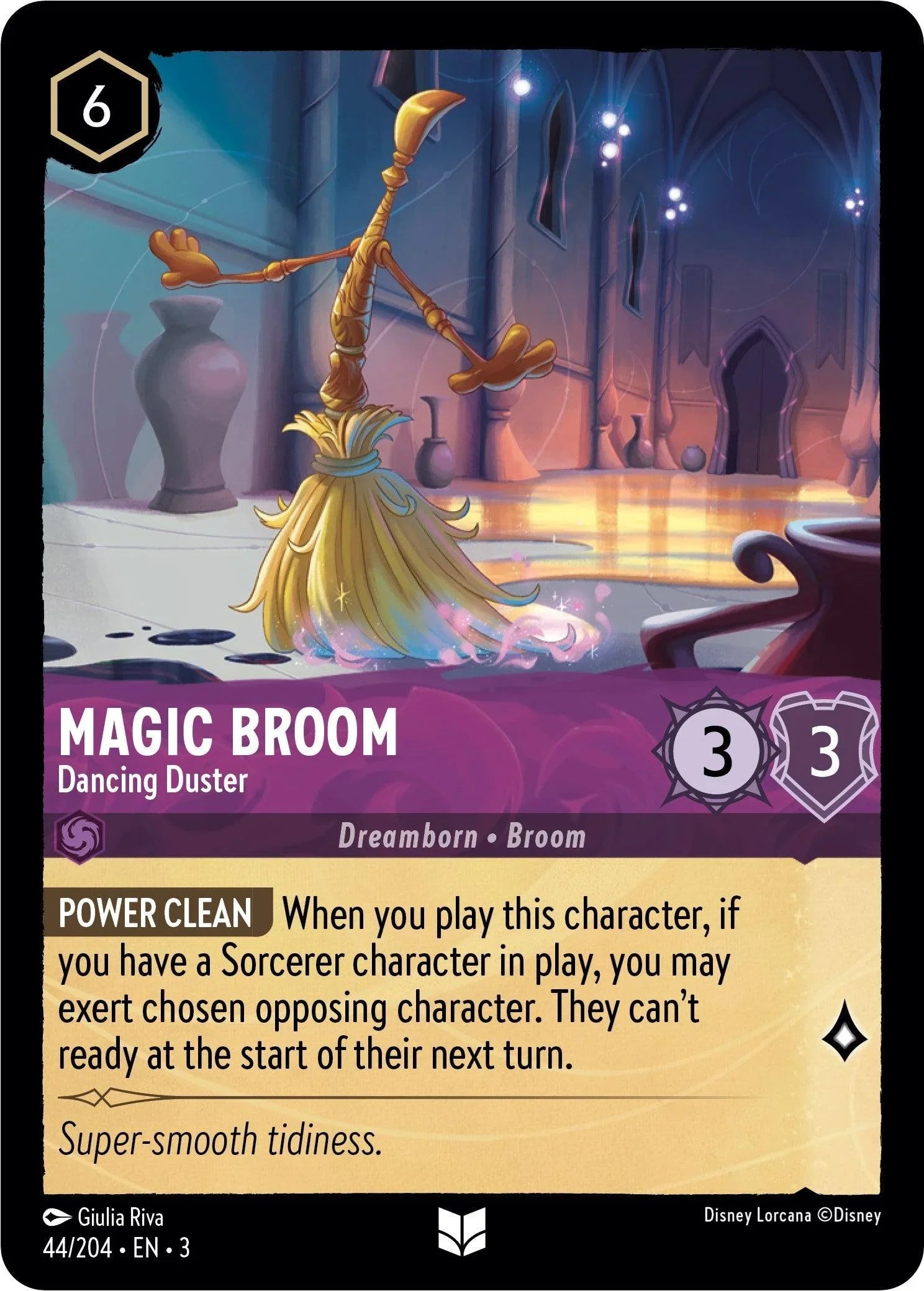  Magic Broom - Dancing Duster (44/204) [Into the Inklands] - Trading Card World