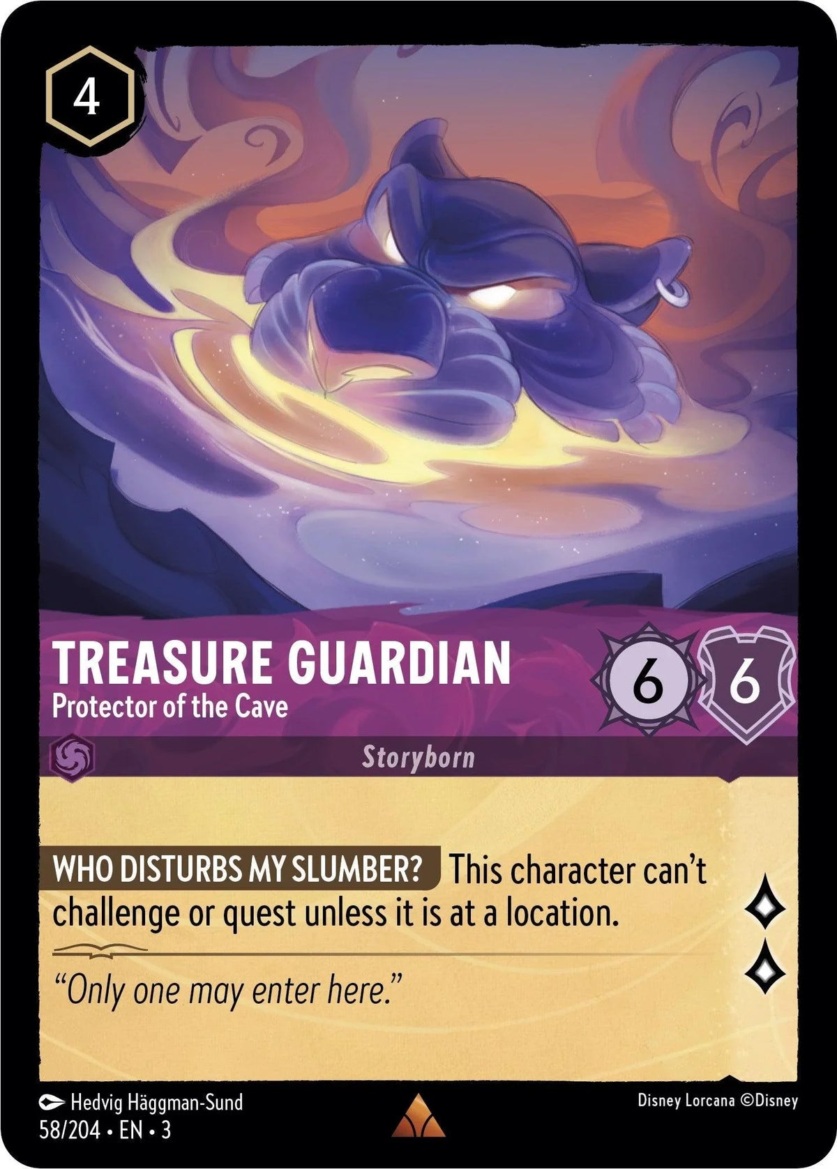  Treasure Guardian - Protector of the Cave (58/204) [Into the Inklands] - Trading Card World