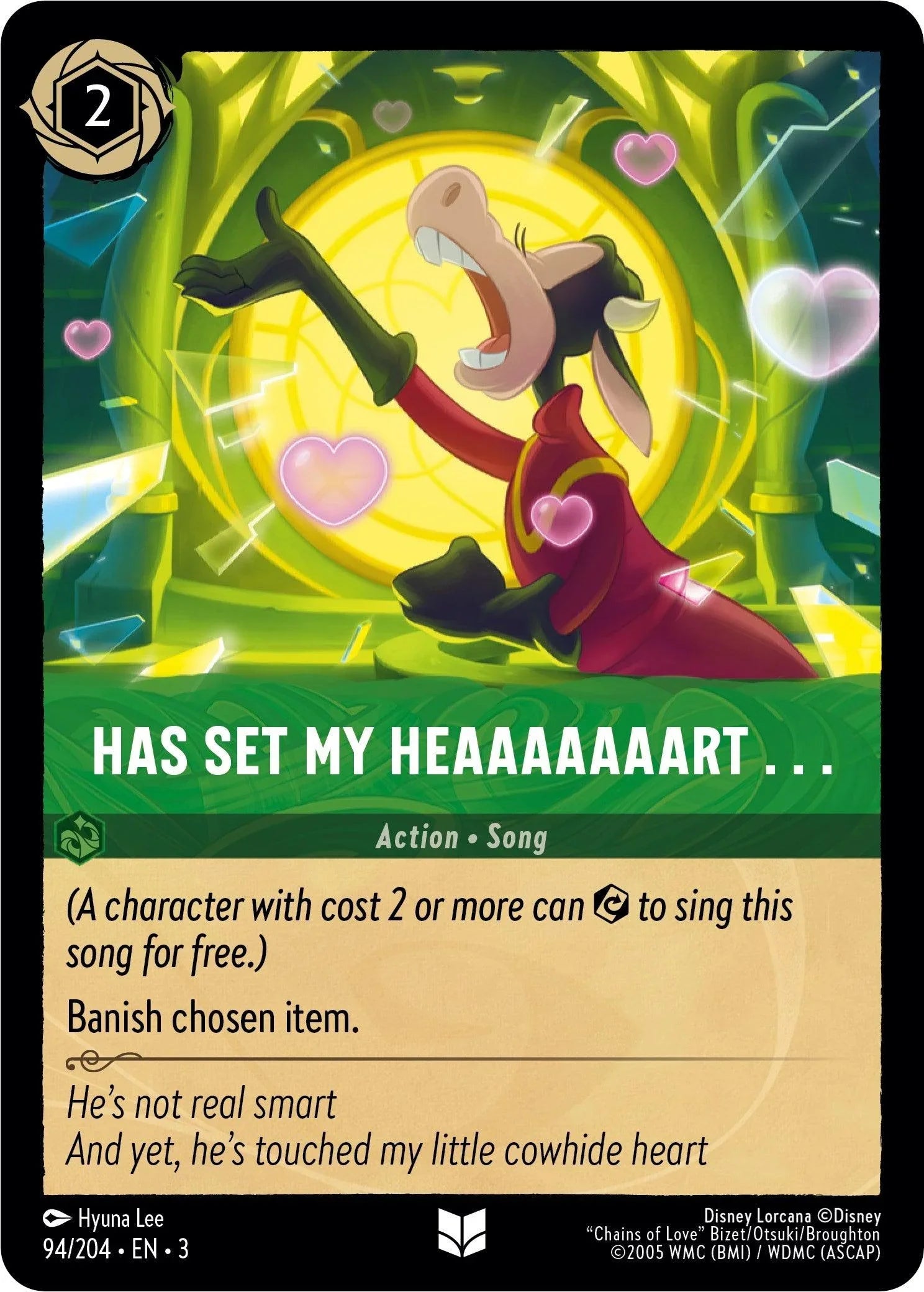  Has Set My Heaaaaaaart . . . (94/204) [Into the Inklands] - Trading Card World
