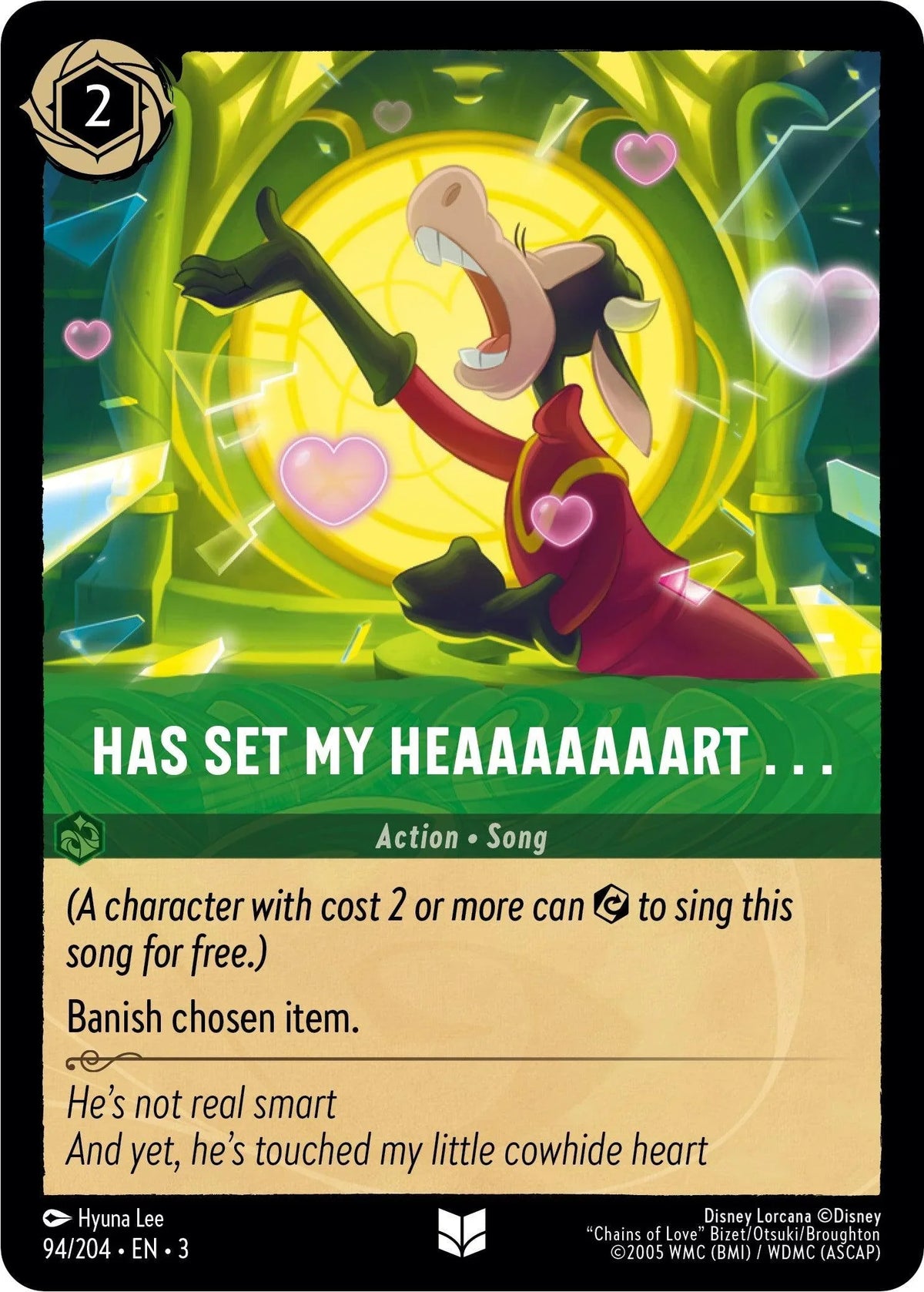 Has Set My Heaaaaaaart . . . (94/204) [Into the Inklands] - Trading Card World