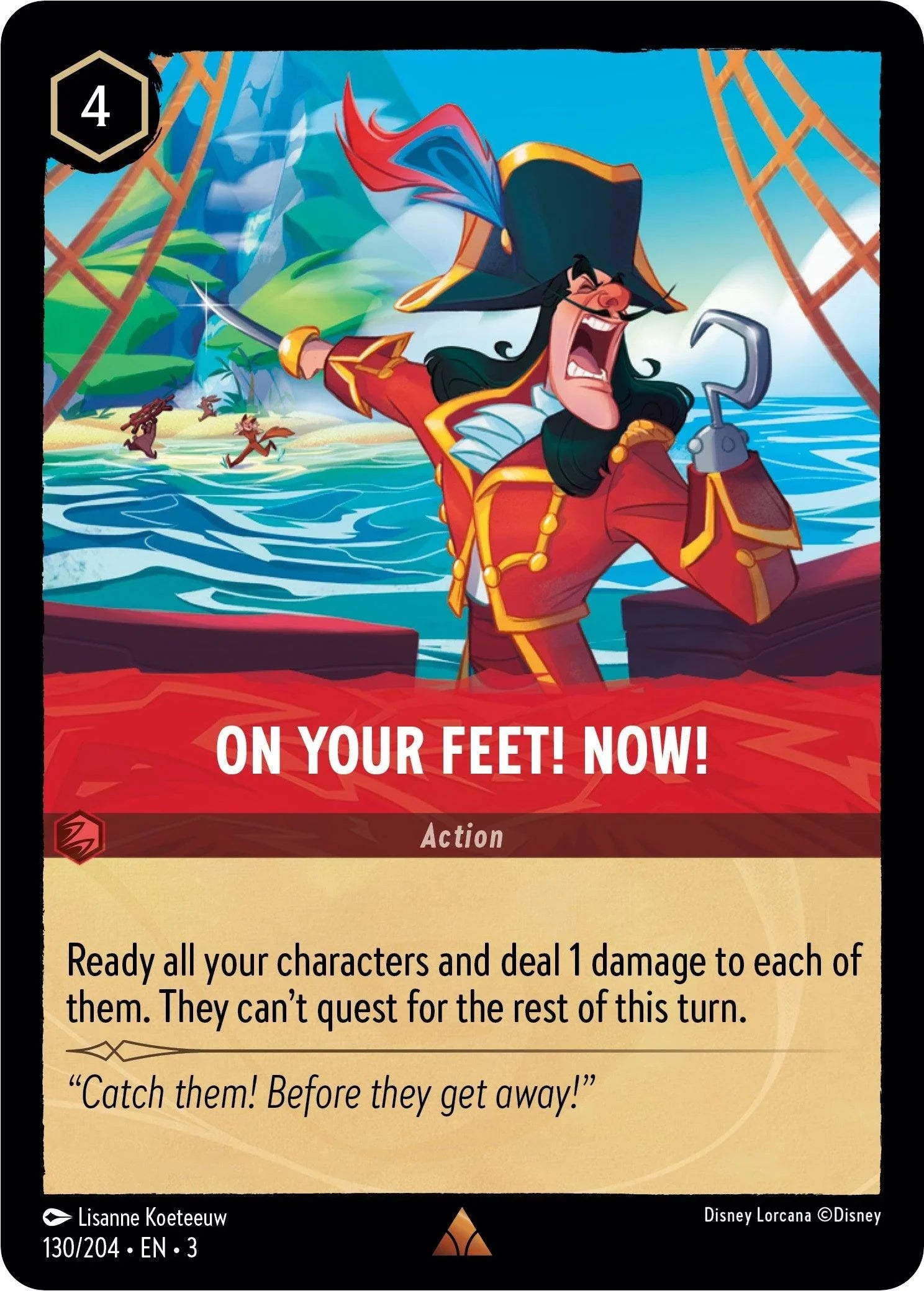  On Your Feet! Now! (130//204) [Into the Inklands] - Trading Card World