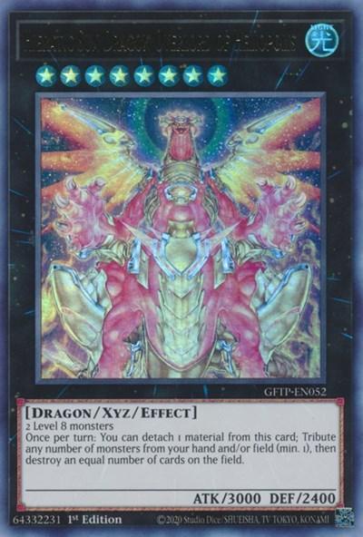 1st Edition, Dragon, Ghosts from the Past, Light, Ultra Rare, XYZ/Effect Monster Hieratic Sun Dragon Overlord of Heliopolis [GFTP-EN052] Ultra Rare - Trading Card World