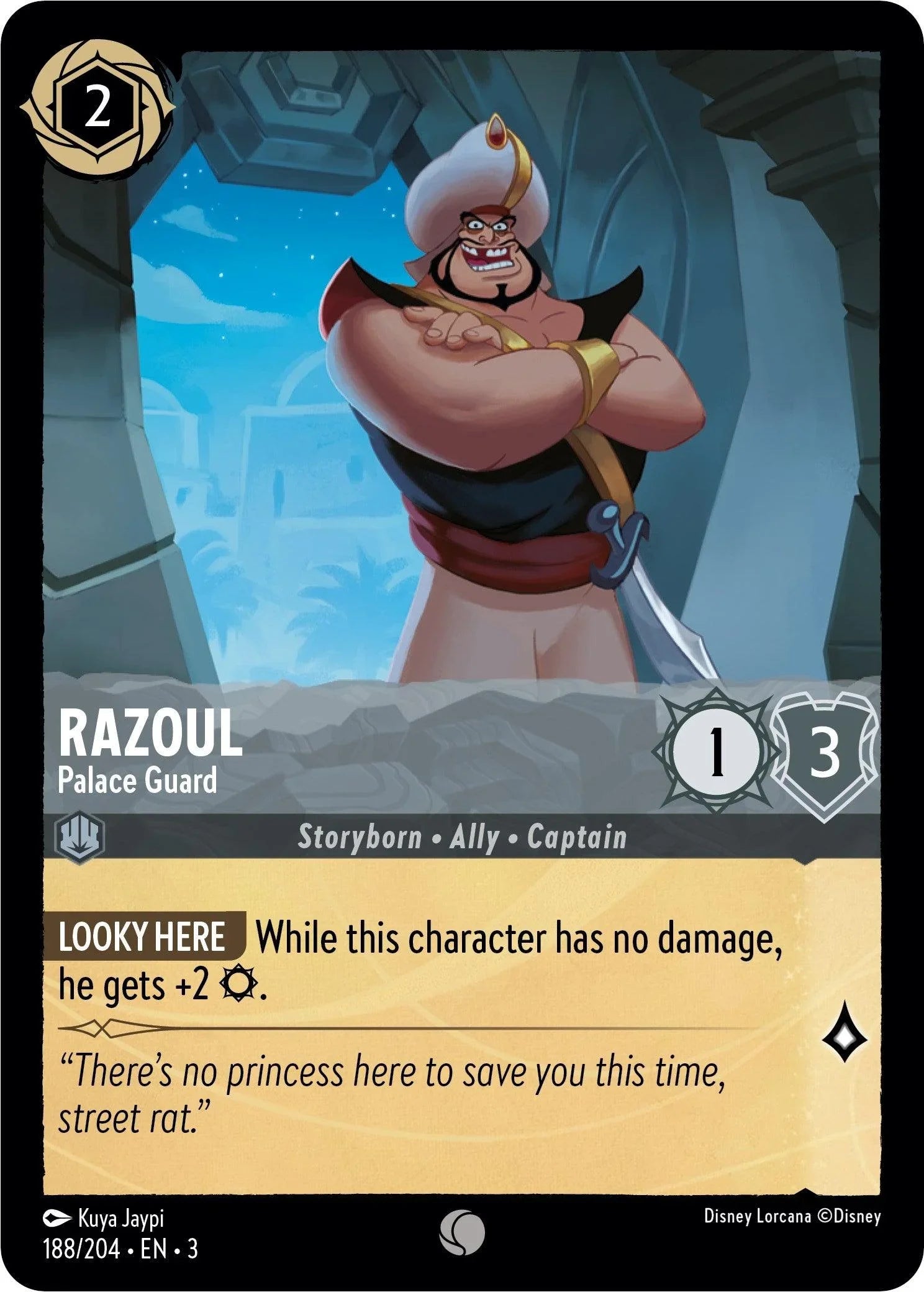  Razoul - Palace Guard (188/204) [Into the Inklands] - Trading Card World