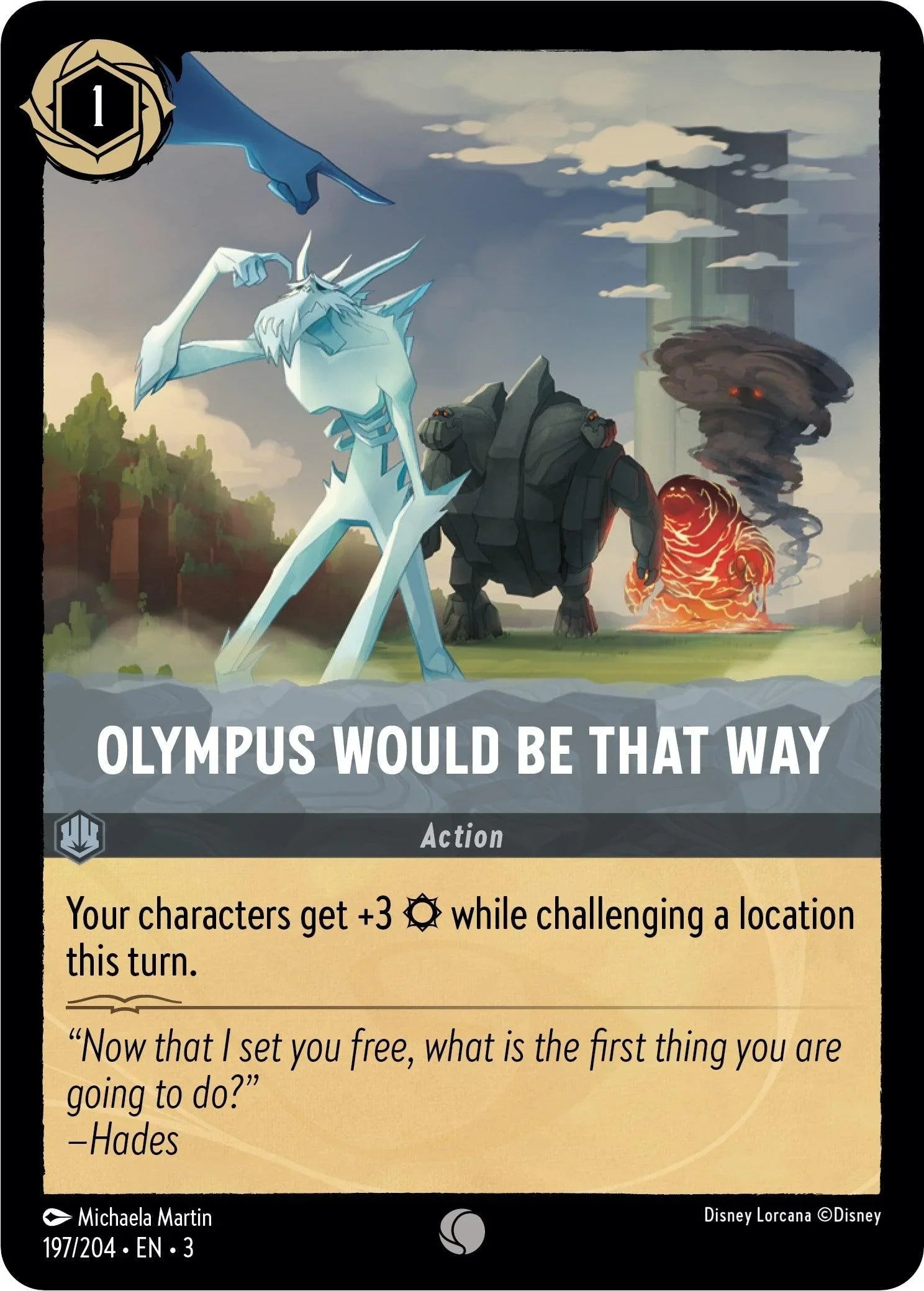 Olympus Would Be That Way (197/204) [Into the Inklands] - Trading Card World