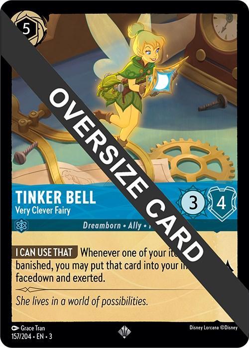  Tinker Bell - Very Clever Fairy (Oversized) (157/204) [Into the Inklands] - Trading Card World