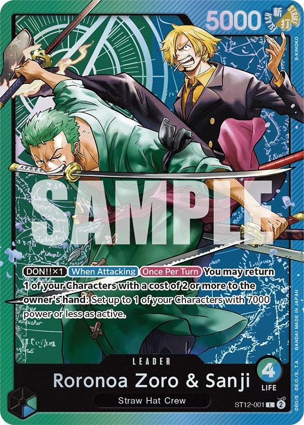 Leader, Starter Deck: Zoro and Sanji, Starter Decks, Straw Hat Crew Roronoa Zoro & Sanji [Starter Deck: Zoro and Sanji] - Trading Card World