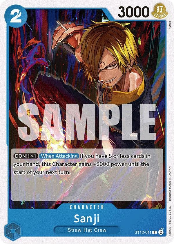 Character, Common, Starter Deck: Zoro and Sanji, Starter Decks, Straw Hat Crew Sanji [Starter Deck: Zoro and Sanji] - Trading Card World