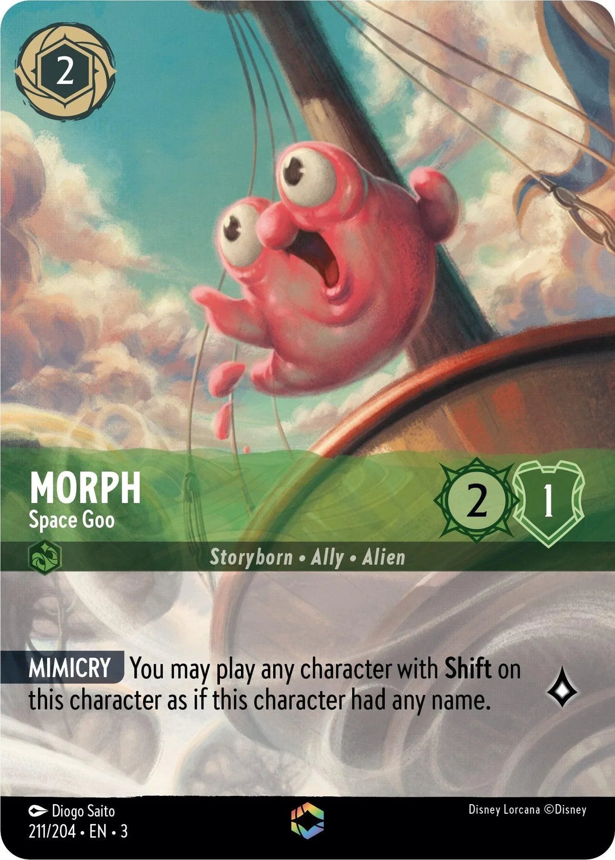  Morph - Space Goo (Enchanted) (211/204) [Into the Inklands] - Trading Card World