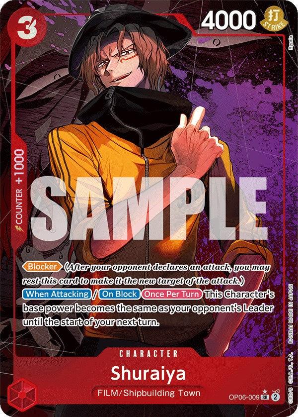 Character, FILM, Shipbuilding Town, Super Rare, Wings of the Captain Shuraiya (Alternate Art) [Wings of the Captain] - Trading Card World