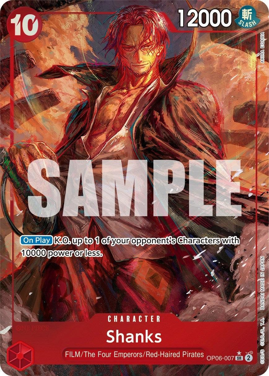 Character, FILM, Red-Haired Pirates, Super Rare, The Four Emperors, Wings of the Captain Shanks (Alternate Art) [Wings of the Captain] - Trading Card World