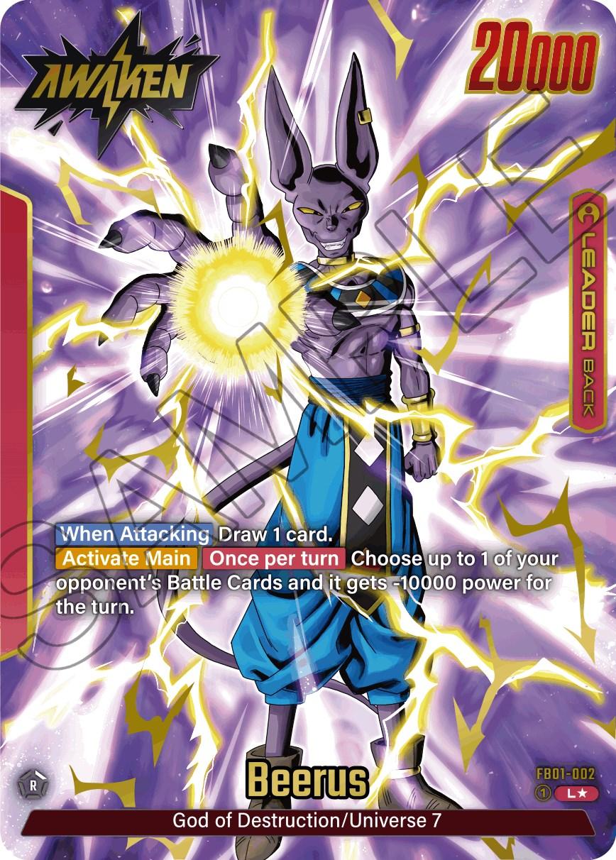  Beerus (FB01-002) (Alternate Art) [Awakened Pulse] - Trading Card World