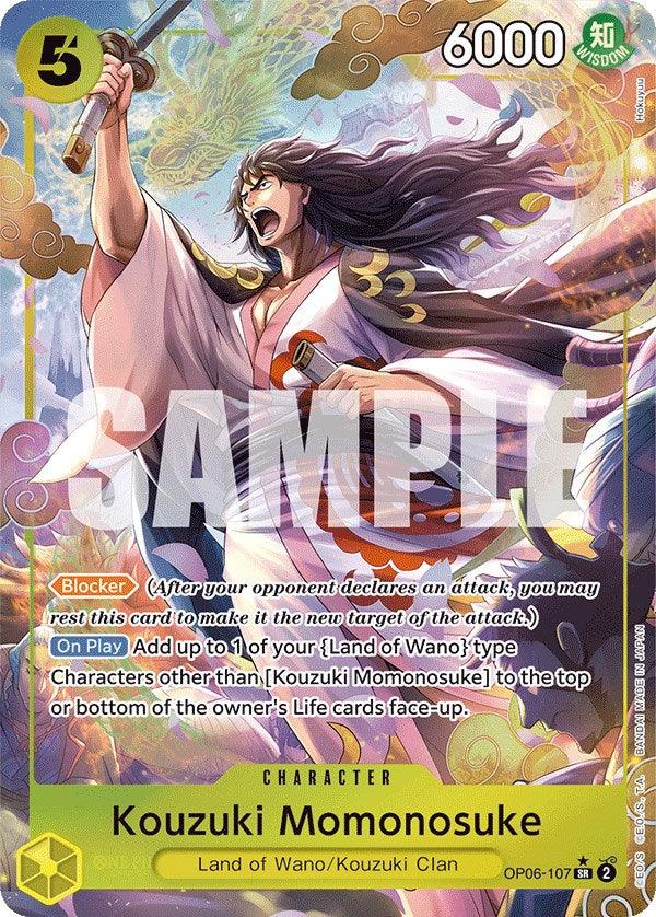 Character, Kouzuki Clan, Land of Wano, Super Rare, Wings of the Captain Kouzuki Momonosuke (Alternate Art) [Wings of the Captain] - Trading Card World