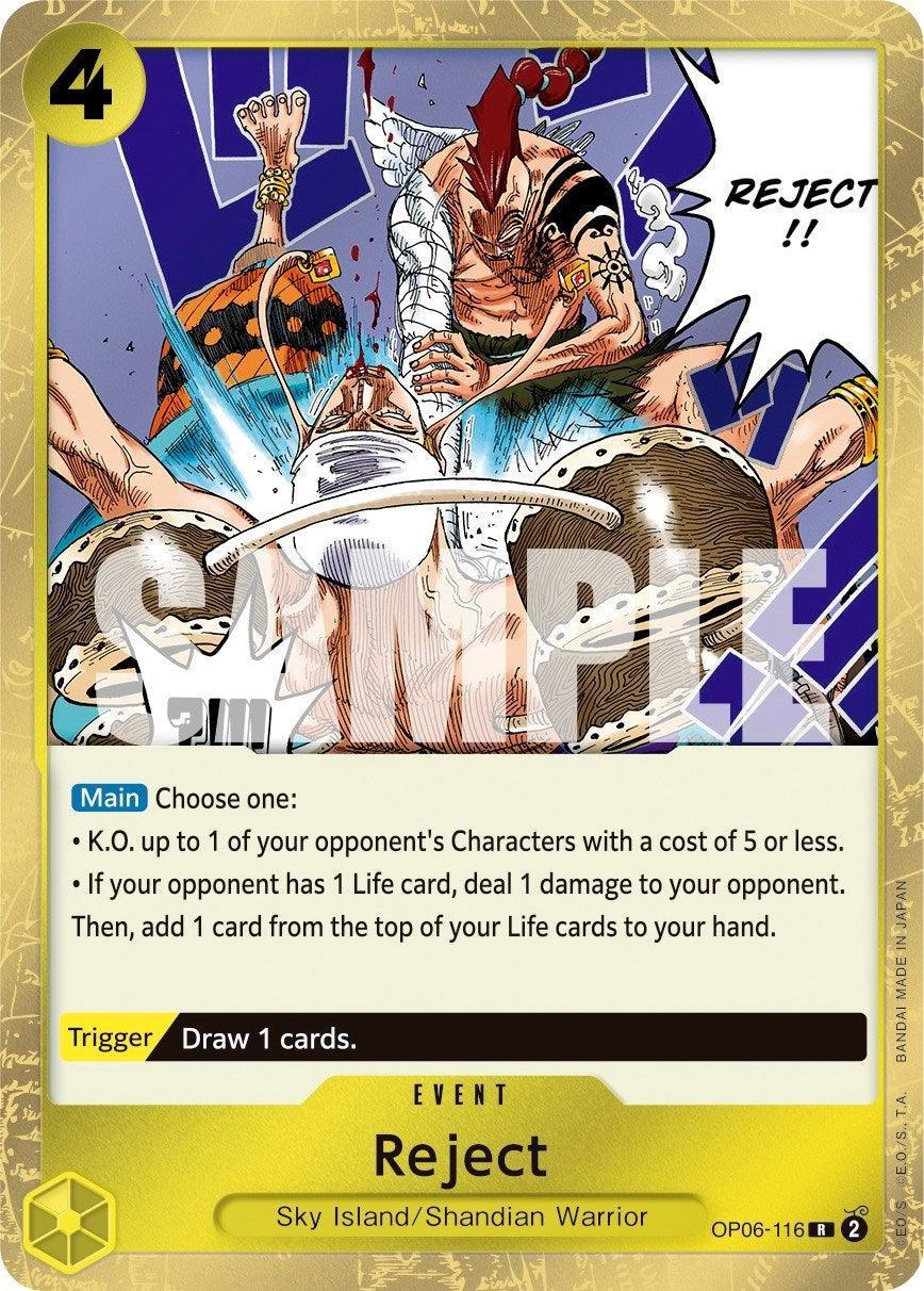 Event, Rare, Shandian Warrior, Sky Island, Wings of the Captain Reject [Wings of the Captain] - Trading Card World