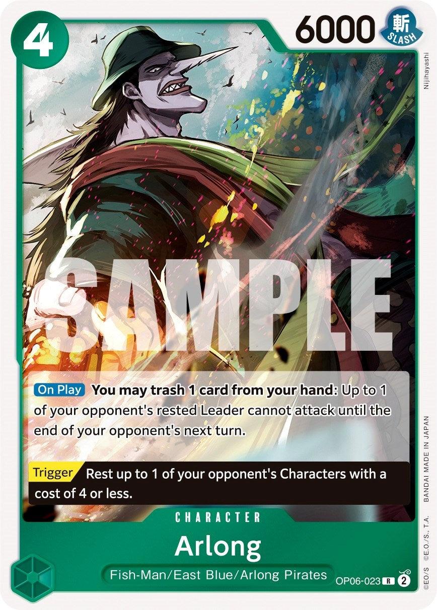 Arlong Pirates, Character, East Blue, Fish-Man, Rare, Wings of the Captain Arlong [Wings of the Captain] - Trading Card World