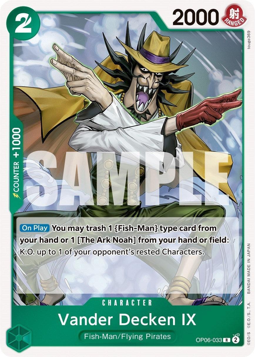 Character, Fish-Man, Flying Pirates, Rare, Wings of the Captain Vander Decken IX [Wings of the Captain] - Trading Card World