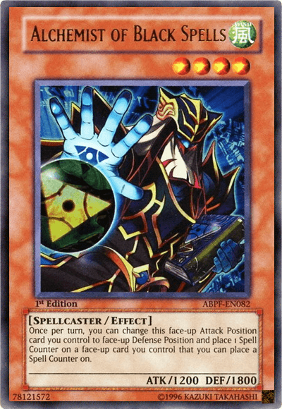 1st Edition, Absolute Powerforce, Effect Monster, Spellcaster, Ultra Rare, Unlimited, Wind Alchemist of Black Spells [ABPF-EN082] Ultra Rare - Trading Card World