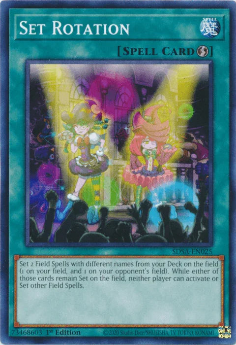 1st Edition, Common, Quick Play Spell, Spell, Structure Deck: Sacred Beasts Set Rotation [SDSA-EN025] Common - Trading Card World