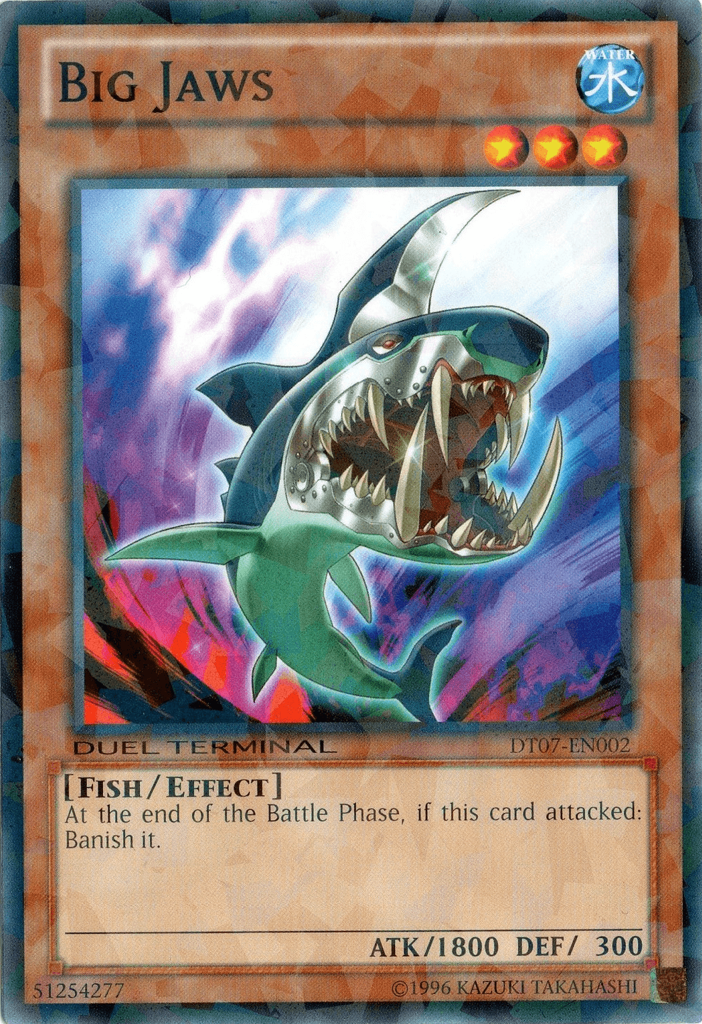 Common, Duel Terminal 7, Effect Monster, Fish, Limited, Water Big Jaws [DT07-EN002] Common - Trading Card World
