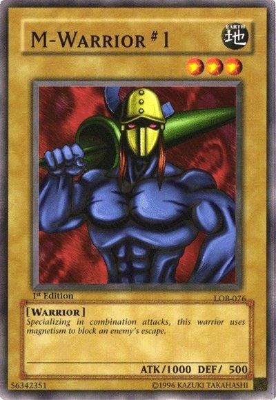 1st Edition, Common, Earth, Normal Monster, The Legend of Blue Eyes White Dragon, Unlimited, Warrior M-Warrior #1 [LOB-076] Common - Trading Card World
