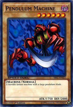 1st Edition, Common, Dark, Machine, Normal Monster, Speed Duel: Scars of Battle Pendulum Machine [SBSC-EN023] Common - Trading Card World