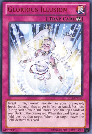Continuous Trap, Duelist League Promo, Rare, Trap, Unlimited Glorious Illusion (Red) [DL14-EN017] Rare - Trading Card World